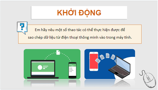 Giáo án điện tử Tin 12 Chân trời sáng tạo Bài A3: Thực hành kết nối thiết bị số với máy tính | PPT Tin học 12