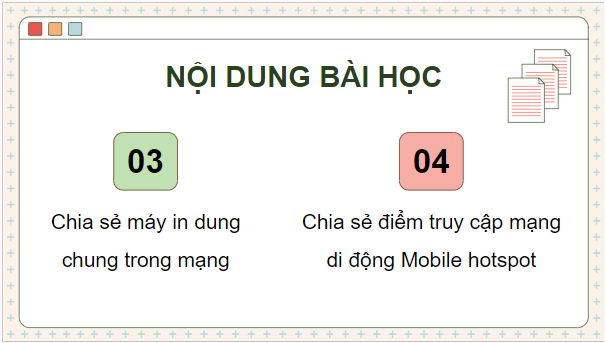 Giáo án điện tử Tin 12 Chân trời sáng tạo Bài B2: Các chức năng mạng của hệ điều hành | PPT Tin học 12