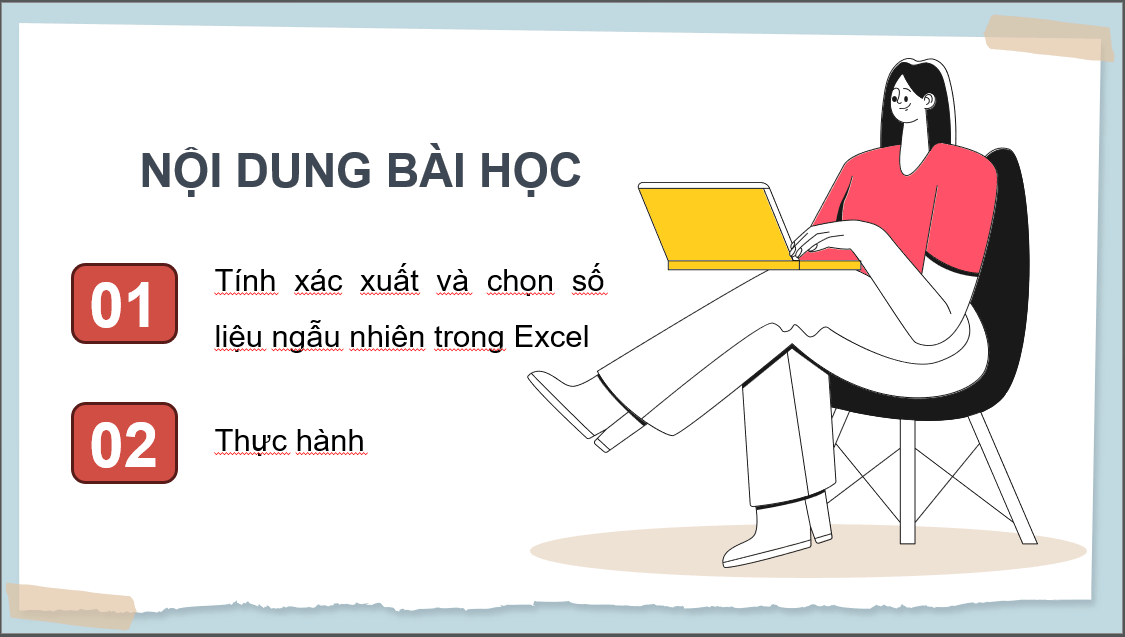 Giáo án điện tử Chuyên đề Tin 12 Kết nối tri thức Bài 10: Tính xác suất và chọn số liệu ngẫu nhiên | PPT Chuyên đề học tập Tin học 12
