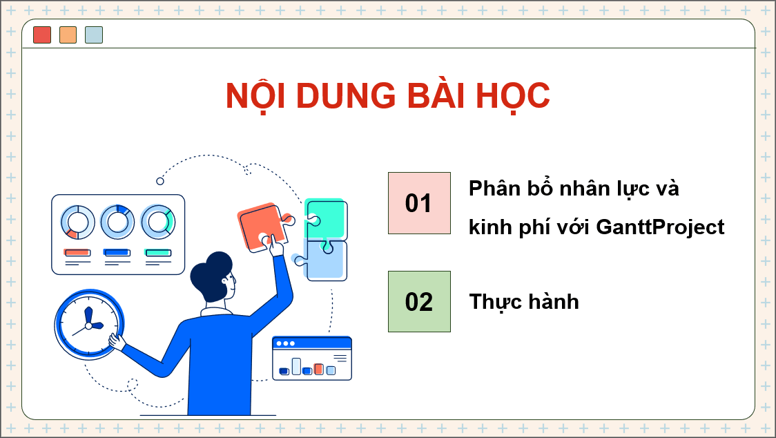 Giáo án điện tử Chuyên đề Tin 12 Kết nối tri thức Bài 3: Phân bổ nhân lực và kinh phí dự án | PPT Chuyên đề học tập Tin học 12