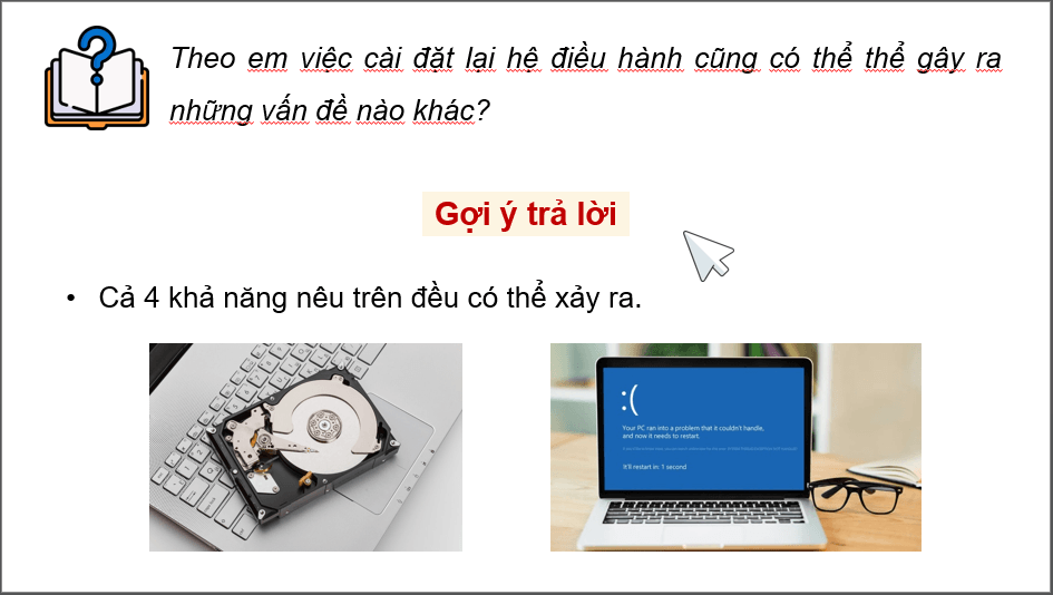 Giáo án điện tử Chuyên đề Tin 12 Kết nối tri thức Bài 7: Cài đặt hệ điều hành máy tính | PPT Chuyên đề học tập Tin học 12