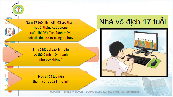 Giáo án điện tử Tin học lớp 4 Chân trời sáng tạo Bài 11B: Thực hành luyện tập gõ bàn phím | PPT Tin học 4
