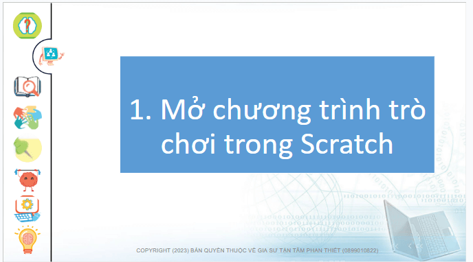 Giáo án điện tử Tin học lớp 4 Chân trời sáng tạo Bài 12: Làm quen với scratch | PPT Tin học 4