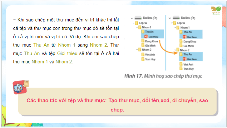 Giáo án điện tử Tin học lớp 4 Kết nối tri thức Bài 5: Thao tác với tệp và thư mục | PPT Tin học 4