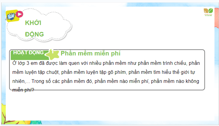 Giáo án điện tử Tin học lớp 4 Kết nối tri thức Bài 6: Sử dụng phần mềm khi được phép | PPT Tin học 4
