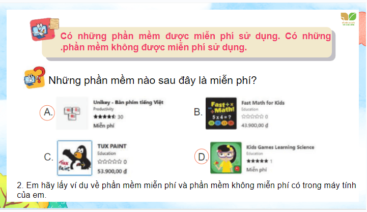 Giáo án điện tử Tin học lớp 4 Kết nối tri thức Bài 6: Sử dụng phần mềm khi được phép | PPT Tin học 4