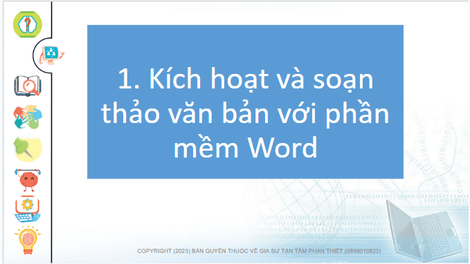 Giáo án điện tử Tin học lớp 4 Chân trời sáng tạo Bài 7: Soạn thảo văn bản tiếng việt | PPT Tin học 4
