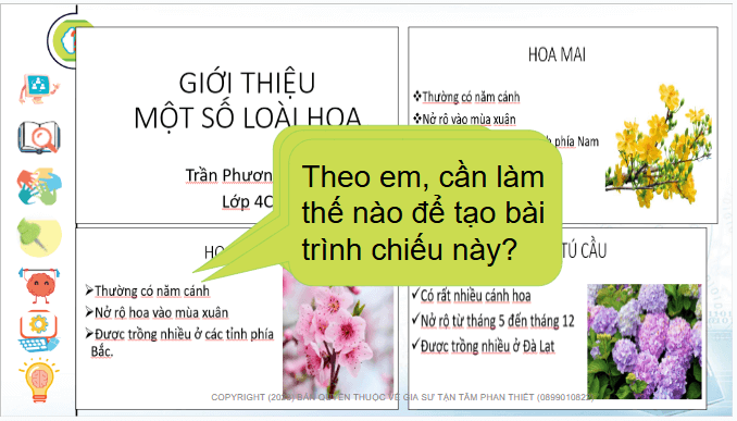 Giáo án điện tử Tin học lớp 4 Chân trời sáng tạo Bài 9: Bài trình chiếu của em | PPT Tin học 4