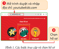 Giáo án Tin học lớp 5 Cánh diều Bài 1: Sử dụng website YouTube Kids