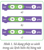 Giáo án Tin học lớp 5 Cánh diều Bài 11: Các phép so sánh