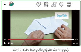 Giáo án Tin học lớp 5 Cánh diều Bài 2: Tạo sản phẩm thủ công theo video trên YouTube Kids