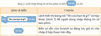 Giáo án Tin học lớp 5 Cánh diều Bài 9: Biến và cách dùng biến