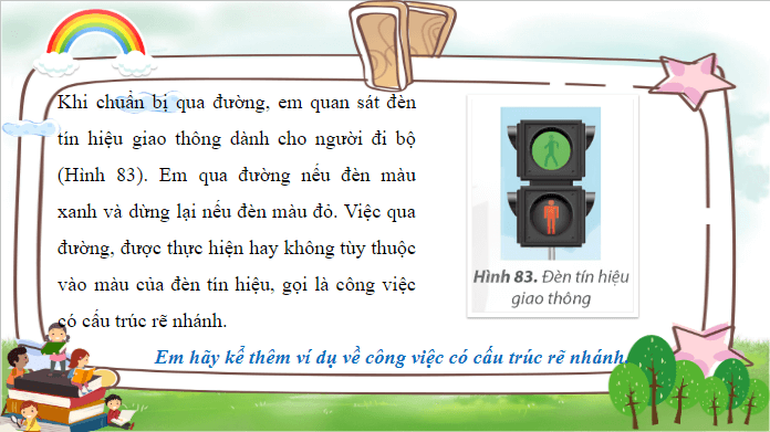 Giáo án điện tử Tin học lớp 5 Kết nối tri thức Bài 13: Cấu trúc rẽ nhánh | PPT Tin học 5
