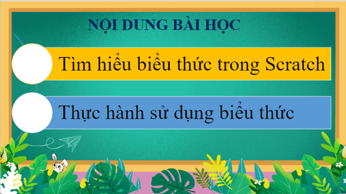 Giáo án điện tử Tin học lớp 5 Kết nối tri thức Bài 15: Sử dụng biểu thức trong chương trình | PPT Tin học 5