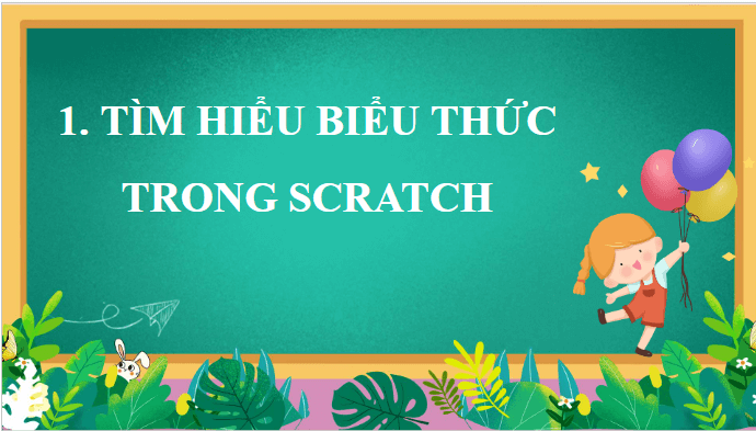 Giáo án điện tử Tin học lớp 5 Kết nối tri thức Bài 15: Sử dụng biểu thức trong chương trình | PPT Tin học 5