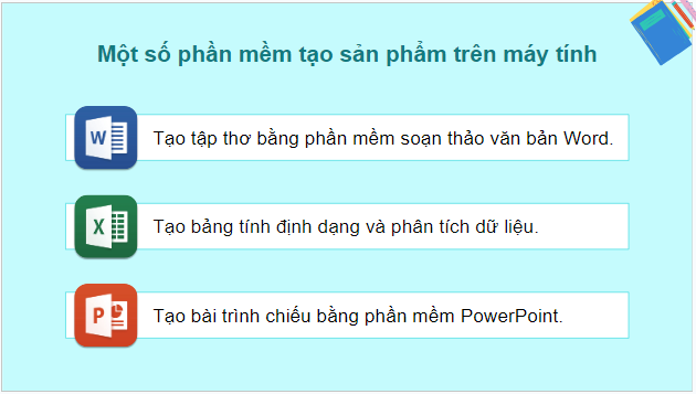 Giáo án điện tử Tin học lớp 5 Cánh diều Bài 2: Thực hành tạo sản phẩm số | PPT Tin học 5