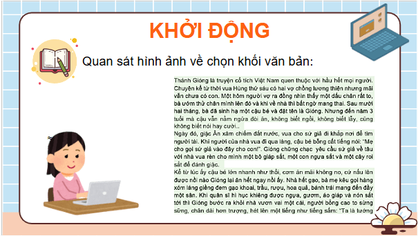 Giáo án điện tử Tin học lớp 5 Cánh diều Bài 2: Thực hành xóa và di chuyển khối văn bản | PPT Tin học 5