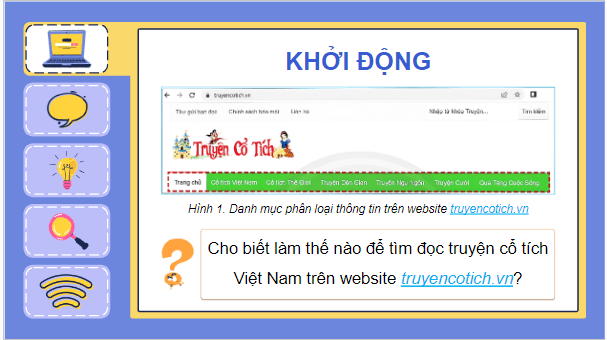 Giáo án điện tử Tin học lớp 5 Chân trời sáng tạo Bài 2: Tìm thông tin trên website | PPT Tin học 5