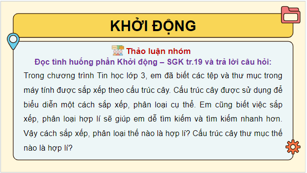 Giáo án điện tử Tin học lớp 5 Kết nối tri thức Bài 4: Cây thư mục | PPT Tin học 5