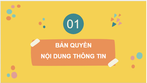 Giáo án điện tử Tin học lớp 5 Kết nối tri thức Bài 5: Bản quyền nội dung thông tin | PPT Tin học 5