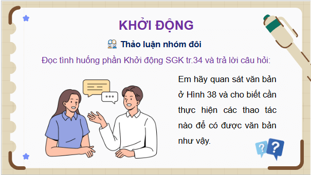 Giáo án điện tử Tin học lớp 5 Kết nối tri thức Bài 7: Thực hành soạn thảo văn bản | PPT Tin học 5