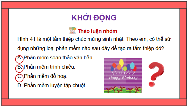 Giáo án điện tử Tin học lớp 5 Kết nối tri thức Bài 8A: Làm quen với phần mềm đồ hoạ | PPT Tin học 5