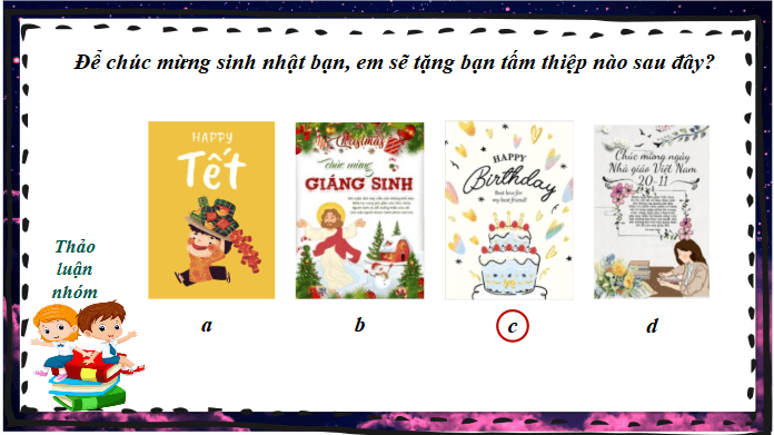 Giáo án điện tử Tin học lớp 5 Chân trời sáng tạo Bài 8A: Thực hành tạo thiệp chúc mừng | PPT Tin học 5