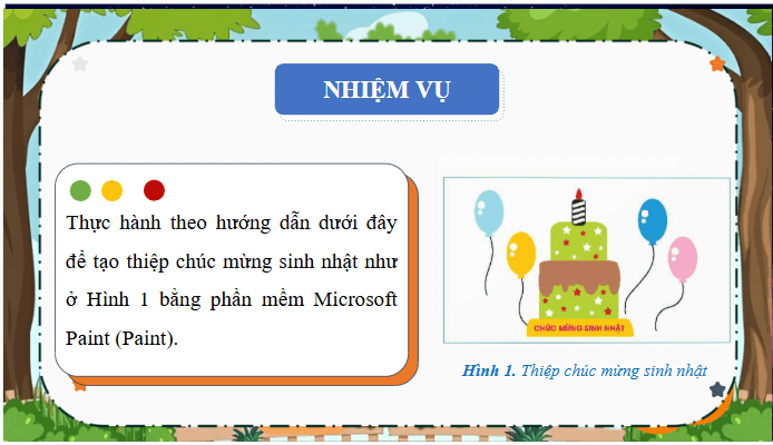 Giáo án điện tử Tin học lớp 5 Chân trời sáng tạo Bài 8A: Thực hành tạo thiệp chúc mừng | PPT Tin học 5