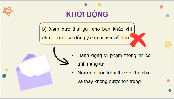 Giáo án điện tử Tin học lớp 5 Cánh diều Bài học: Tôn trọng quyền tác giả khi sử dụng nội dung thông tin | PPT Tin học 5