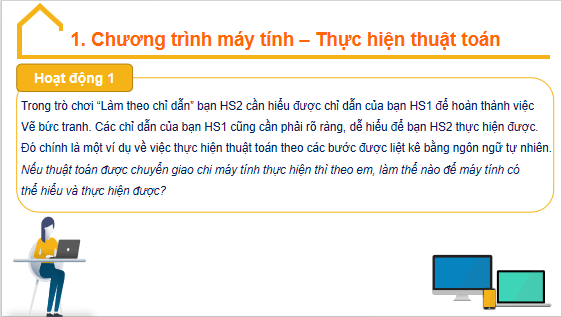 Giáo án điện tử Tin 6 Kết nối tri thức Bài 17: Chương trình máy tính | PPT Tin học 6