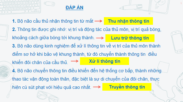Giáo án điện tử Tin 6 Kết nối tri thức Bài 2: Xử lý thông tin | PPT Tin học 6