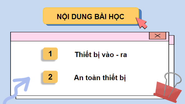 Giáo án điện tử Tin 7 Kết nối tri thức Bài 1: Thiết bị vào - ra | PPT Tin học 7
