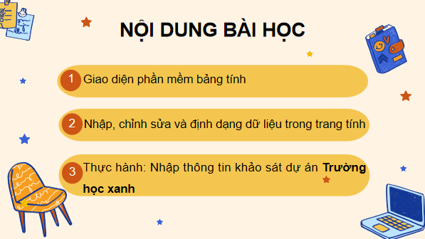 Giáo án điện tử Tin 7 Kết nối tri thức Bài 6: Làm quen với phần mềm bảng tính | PPT Tin học 7