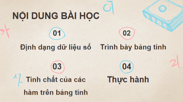 Giáo án điện tử Tin 7 Kết nối tri thức Bài 9: Trình bày bảng tính | PPT Tin học 7