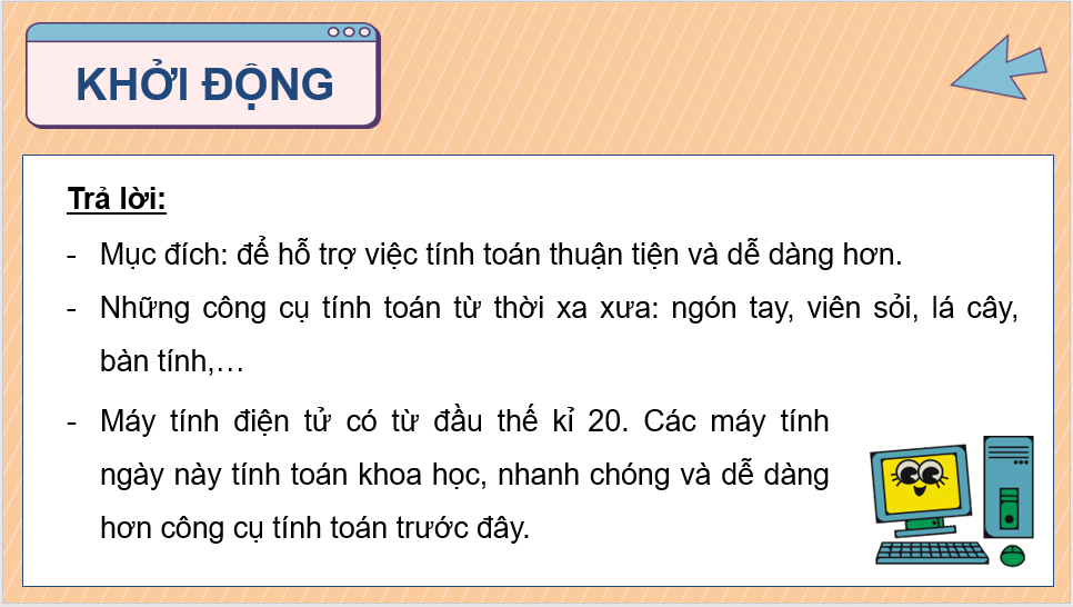 Giáo án điện tử Tin 8 Chân trời sáng tạo Bài 1: Lịch Sử phát triển máy tính | PPT Tin học 8