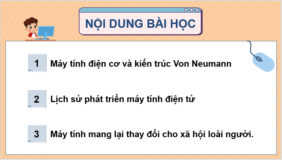 Giáo án điện tử Tin 8 Chân trời sáng tạo Bài 1: Lịch Sử phát triển máy tính | PPT Tin học 8