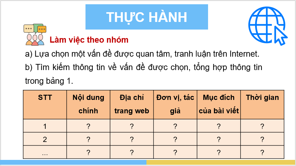 Giáo án điện tử Tin 8 Chân trời sáng tạo Bài 3: Thông tin với giải quyết vấn đề | PPT Tin học 8