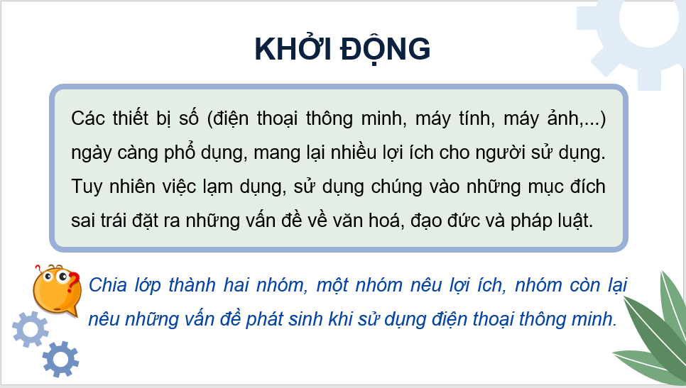 Giáo án điện tử Tin 8 Chân trời sáng tạo Bài 4: Sử dụng công nghệ kĩ thuật số | PPT Tin học 8