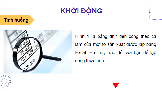 Giáo án điện tử Tin 8 Chân trời sáng tạo Bài 5: Sử dụng địa chỉ tương đối, tuyệt đối trong công thức | PPT Tin học 8