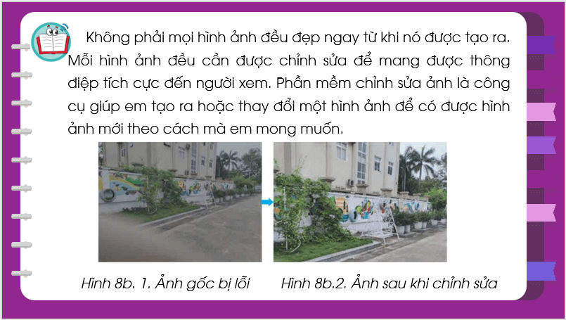 Giáo án điện tử Tin học 8 Bài 8b: Phần mềm chỉnh sửa ảnh | PPT Tin học 8 Kết nối tri thức