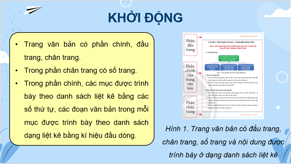 Giáo án điện tử Tin 8 Chân trời sáng tạo Bài 9A: Trình bày văn bản | PPT Tin học 8