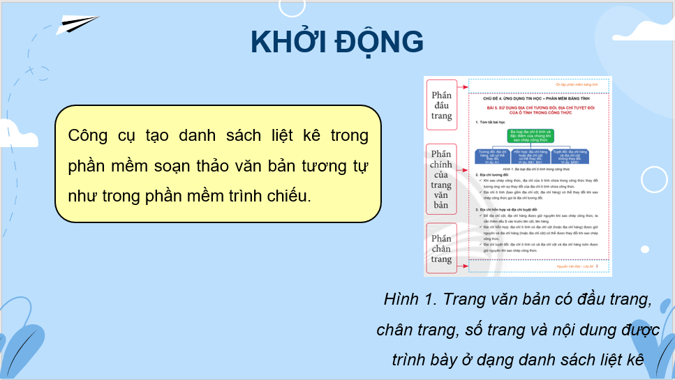 Giáo án điện tử Tin 8 Chân trời sáng tạo Bài 9A: Trình bày văn bản | PPT Tin học 8