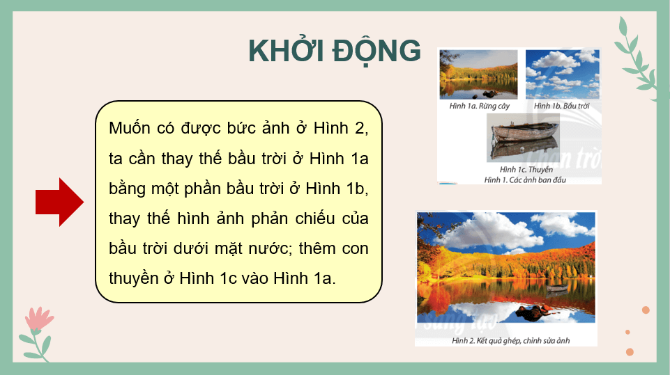 Giáo án điện tử Tin 8 Chân trời sáng tạo Bài 9B: Ghép ảnh | PPT Tin học 8