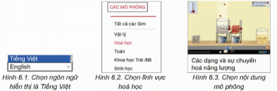 Giáo án Tin học 9 Kết nối tri thức Bài 6: Thực hành: Khai thác phần mềm mô phỏng