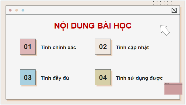 Giáo án điện tử Tin 9 Cánh diều Bài 1: Một số đặc điểm quan trọng của thông tin trong giải quyết vấn đề | PPT Tin học 9