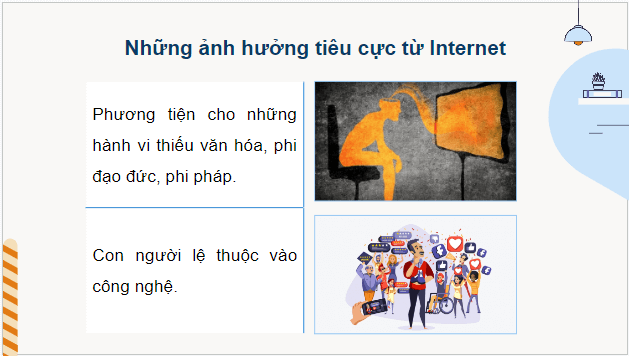 Giáo án điện tử Tin 9 Cánh diều Bài 1: Một số tác động tiêu cực của công nghệ kĩ thuật số | PPT Tin học 9