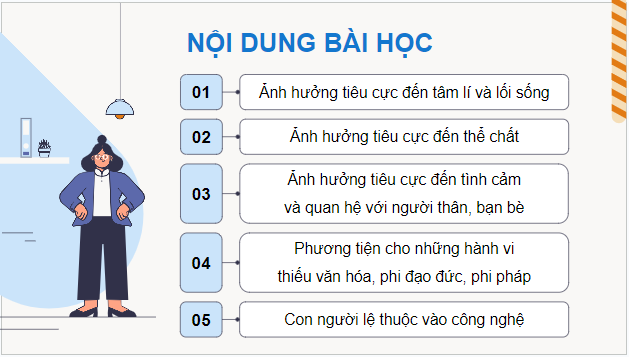 Giáo án điện tử Tin 9 Cánh diều Bài 1: Một số tác động tiêu cực của công nghệ kĩ thuật số | PPT Tin học 9