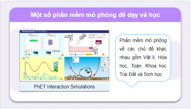 Giáo án điện tử Tin 9 Cánh diều Bài 1: Phần mềm mô phỏng và ứng dụng | PPT Tin học 9