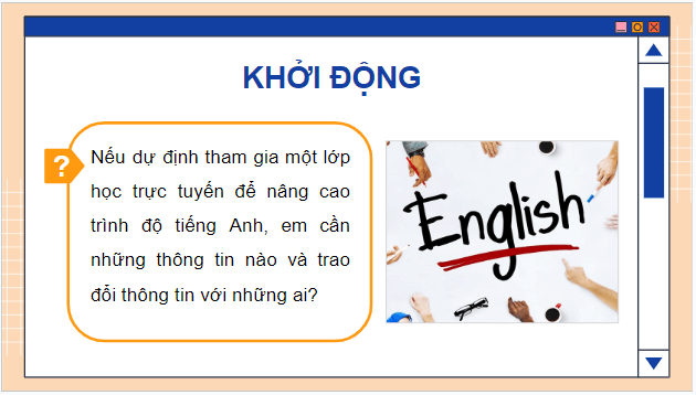 Giáo án điện tử Tin 9 Cánh diều Bài 2: Chất lượng thông tin khi tìm kiếm, tiếp nhận và trao đổi thông tin | PPT Tin học 9