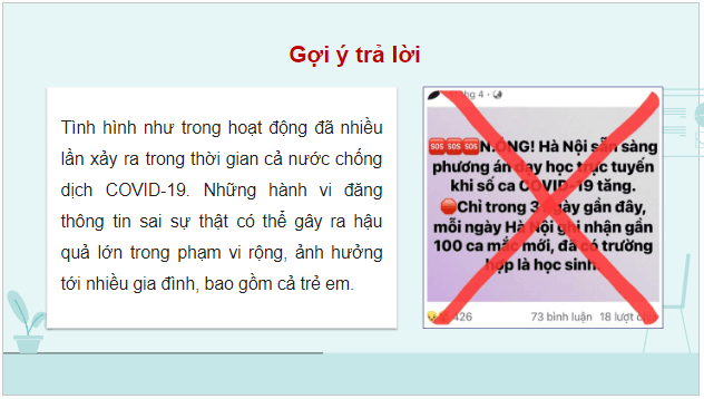 Giáo án điện tử Tin 9 Cánh diều Bài 2: Khía cạnh pháp lí, đạo đức, văn hoá của việc trao đổi thông tin qua mạng | PPT Tin học 9